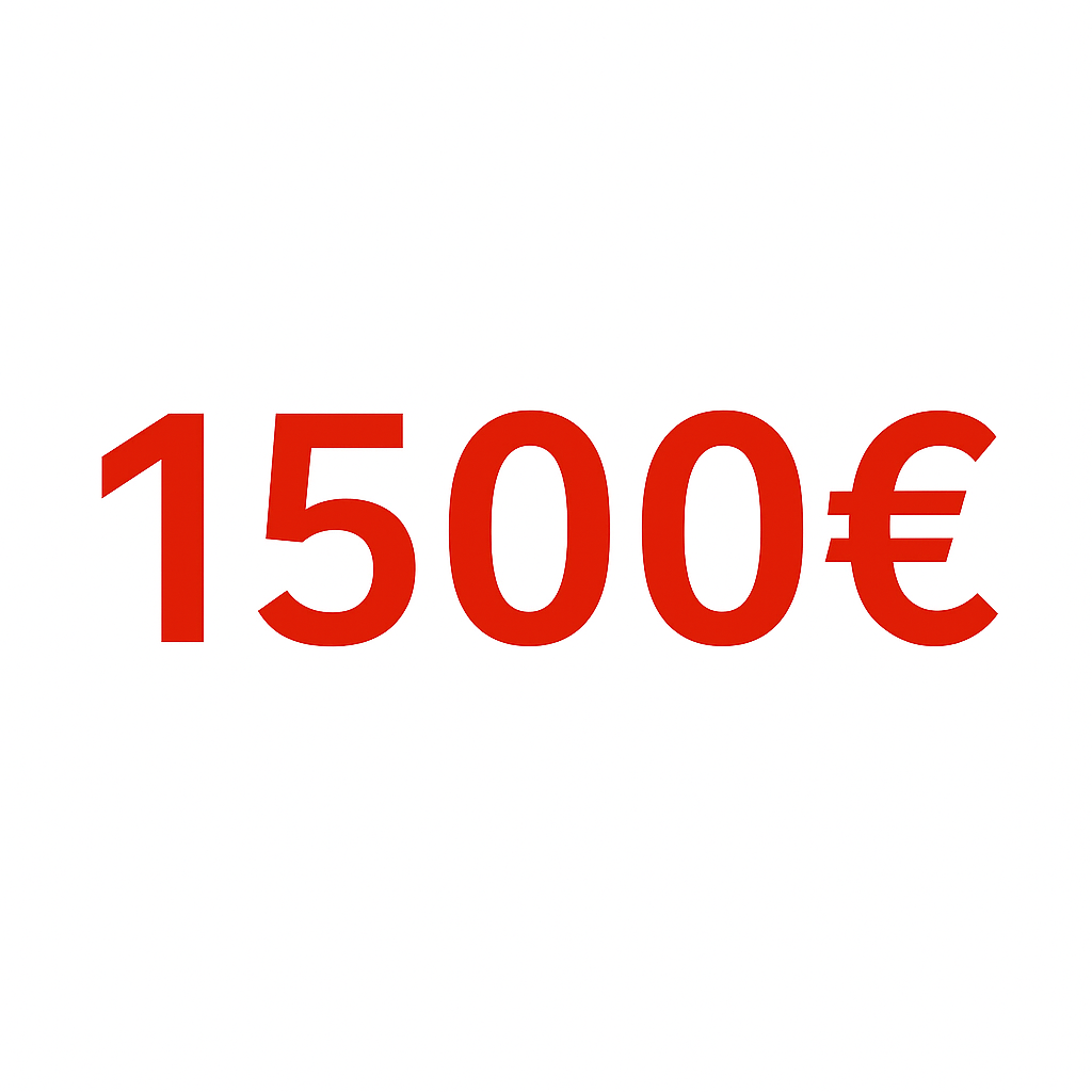 Deposit 1500